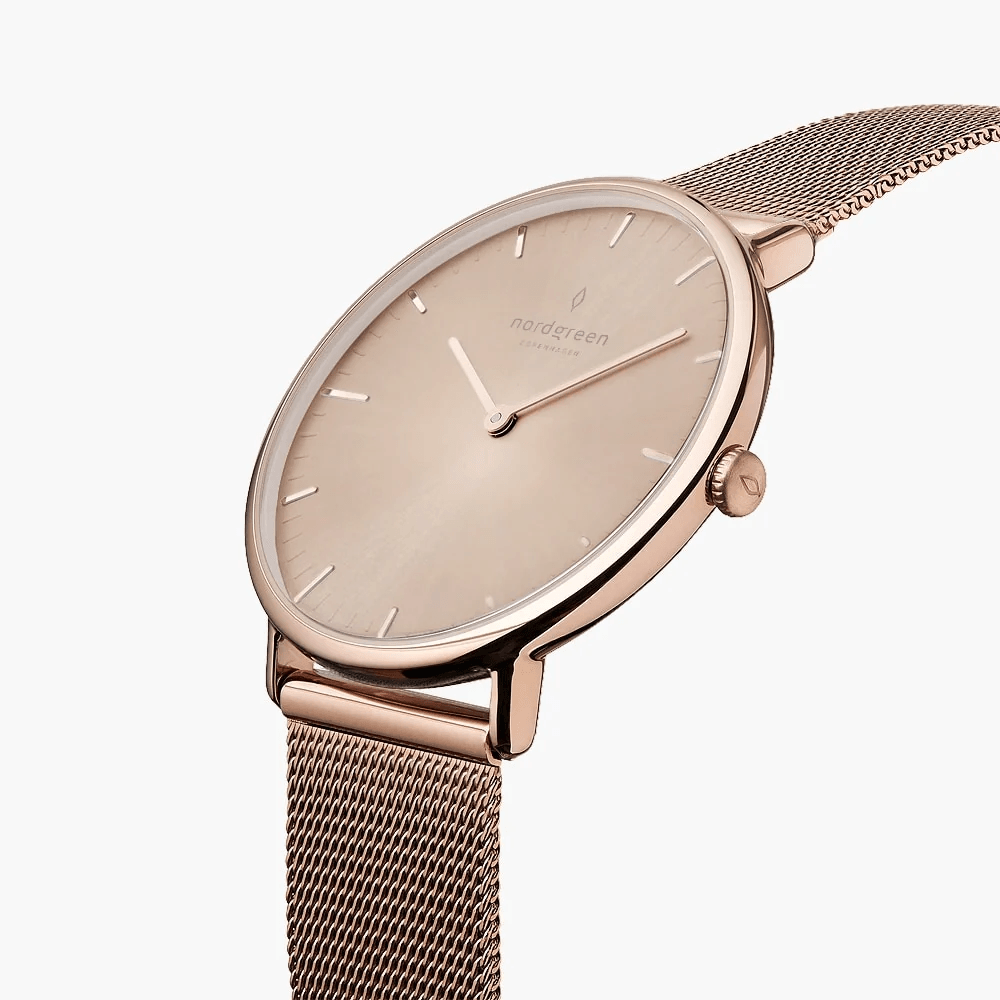 Latte Sunray Dial - Mesh