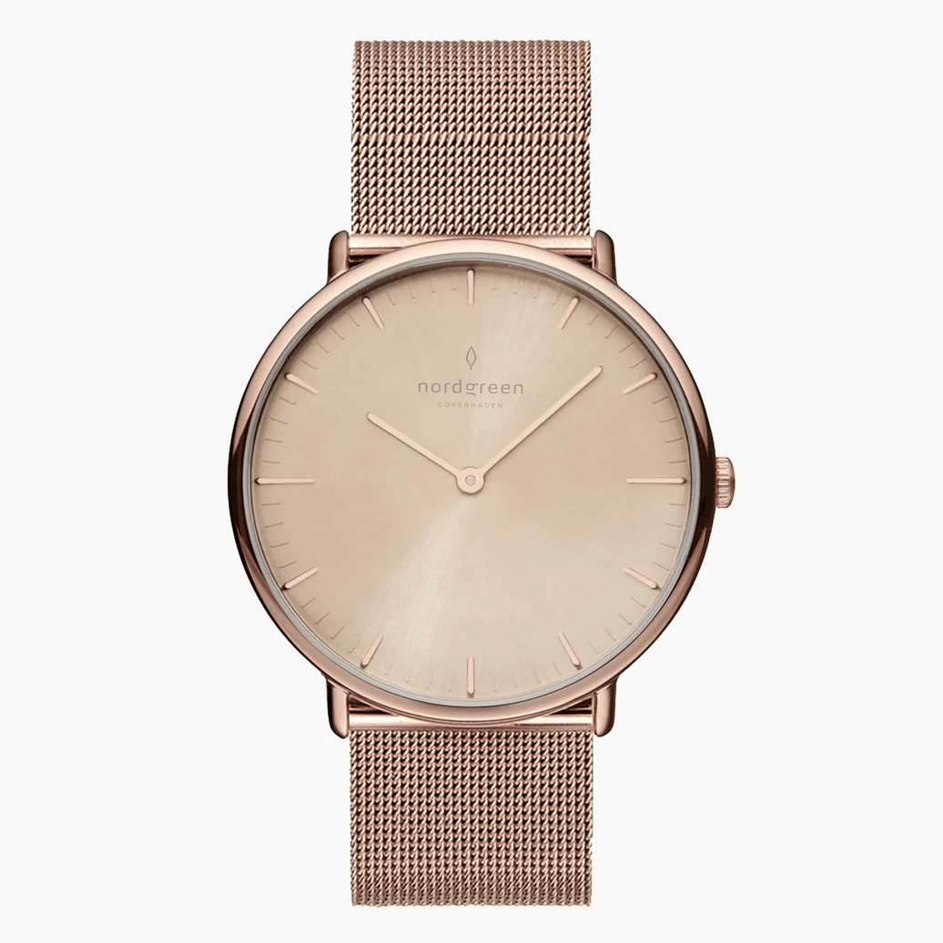 Latte Sunray Dial - Mesh