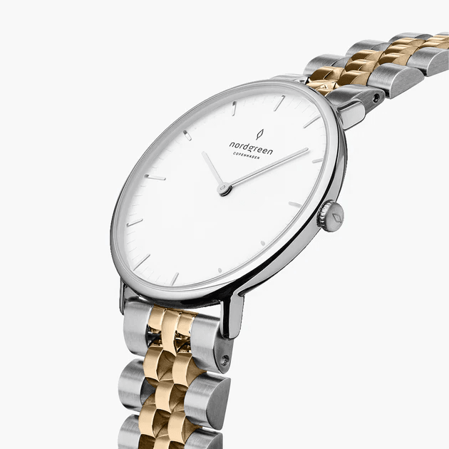 image White Dial - Silver-Gold 5-Link