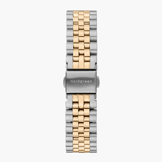 White Dial - Silver-Gold 5-Link
