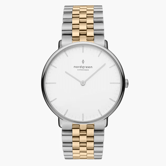 White Dial - Silver-Gold 5-Link