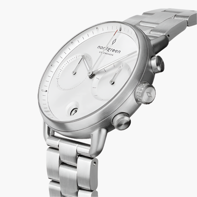 Pioneer White Dial - 3-Link