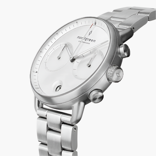 Pioneer White Dial - 3-Link