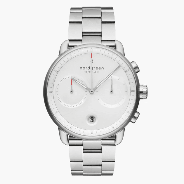 Pioneer White Dial - 3-Link